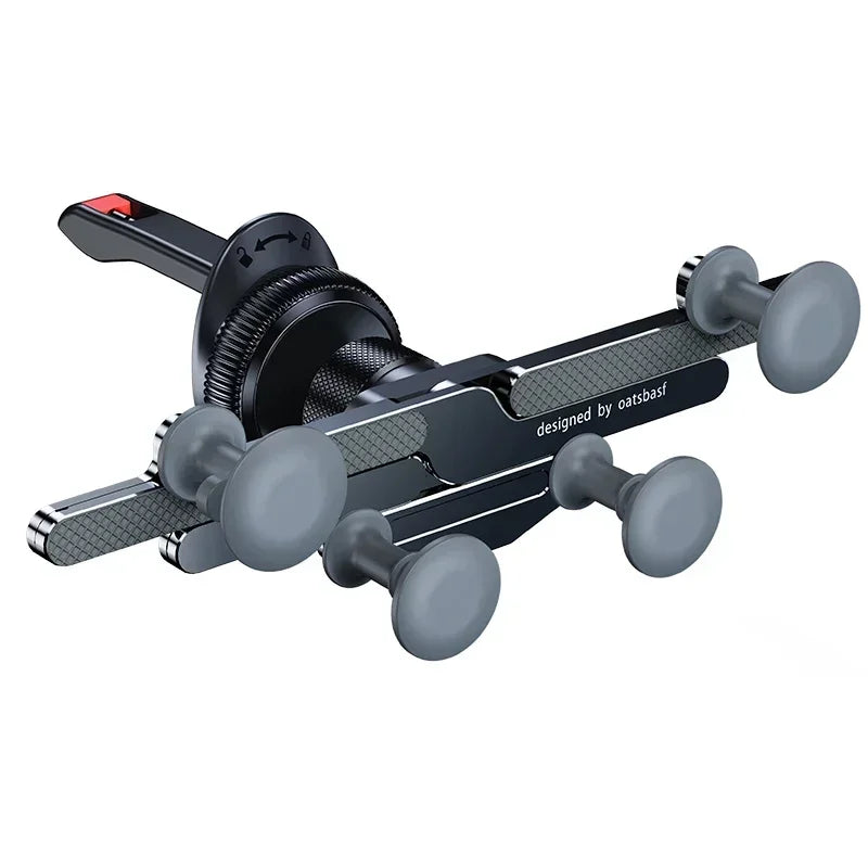 Eary Carbon Alloy Car Phone Holder Mount Super Stable Air Vent 360° Rotation for iPhone Samsung S25 Z Fold 7 6 5 Car Accessories