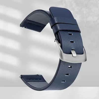 20mm 22mm Watch band Quick release Leather Strap for Samsung Galaxy Watch 3 Active2 40 44mm huawei watch gt 2 WatchBand 24 18mm