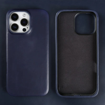 Retro for Iphone 16 Pro Max 18pro 15 14 13 Case Luxury Genuine Leather Cases for Iphone17 Vintage Back Cover Phone Cases Fundas