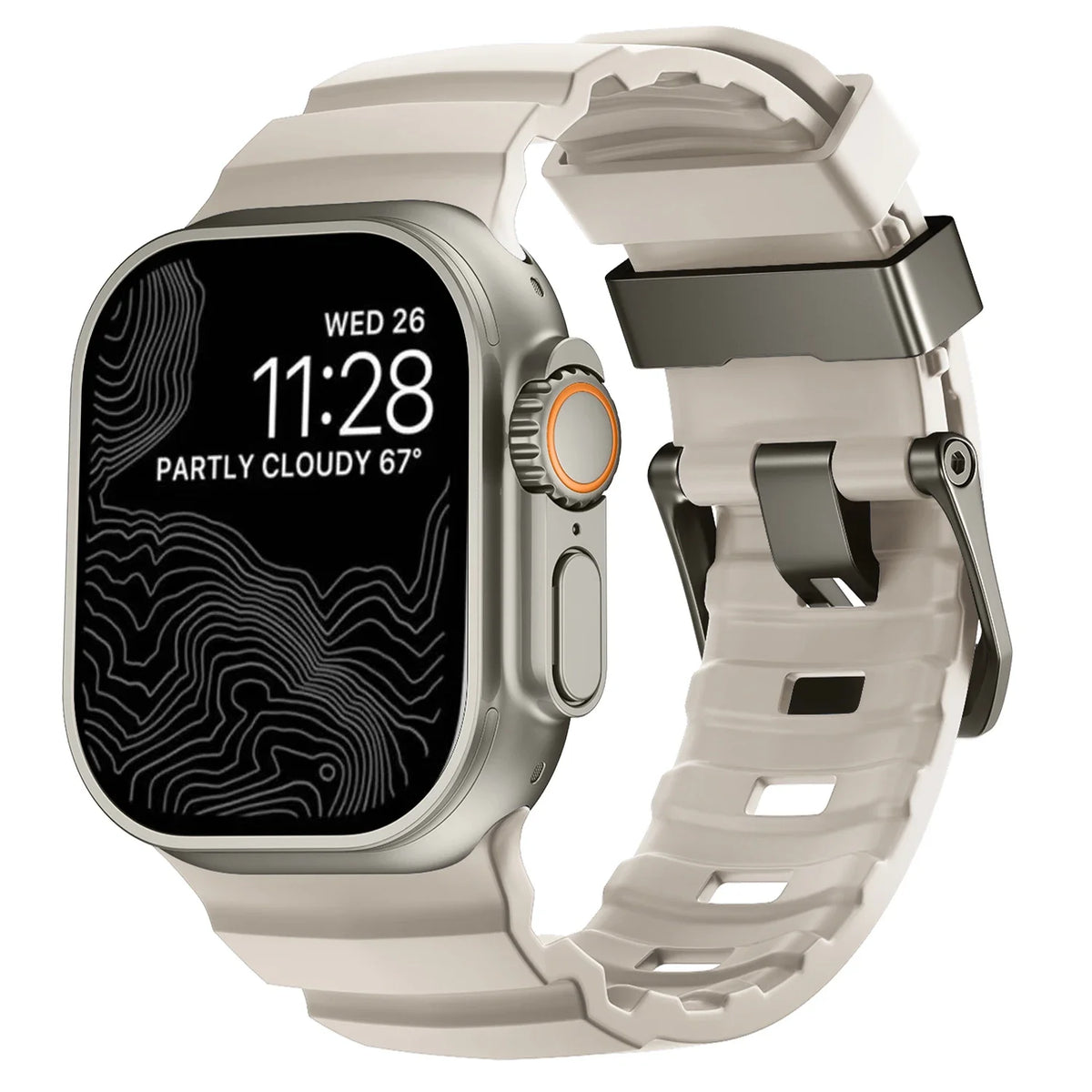 Trail Silicone Band for Apple Watch Ultra 4 3 2 49mm Strap 46mm 45mm 44mm Sport Bracelet iWatch Series 12 11 10 Ultra 9 8 7 SE3