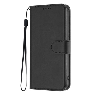 For iPhone 17 Pro Max Solid Color Luxury Leather Flip Case on For iPhone 17 16 15 14 13 12 Pro Max Plus 17 Air 16E Wallet Cover
