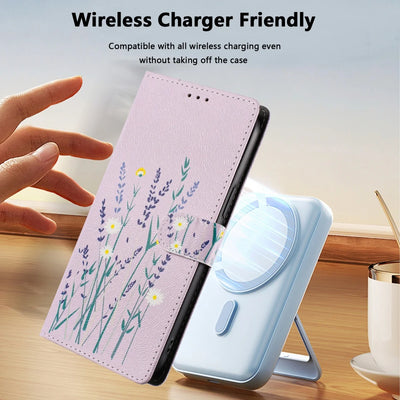 Flip Wallet Leather Phone Case For Google Pixel 6 7 8 9 10 11 Pro XL Pixel 10a 9a 8a 7a 6a Cover Magnetic Stand Painted Pattern