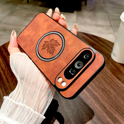 Luxury Faux Leather Case For Google Pixel 11 10 9 8 7 Pro XL 10A 9A 8A 7A Cover Pixel 9 8 7 A Pro XL Magsafe Wireless Charge