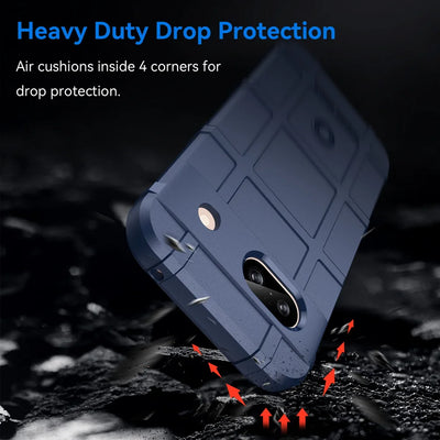 For Google Pixel 8A Pixel 8 Pro Pixel8 Pixel 7A 7 Pro 6 Pro 6A 5 XL Case Rugged shield Rubber protective back cover