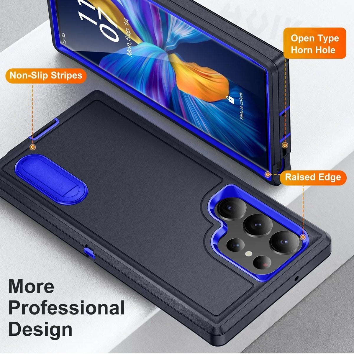 Case For Samsung Galaxy S26 Ultra S25 Edge S24 S23 S22 Heavy Anti-Scratch Rugged Protective Kickstand Full Body Shockproof Cover