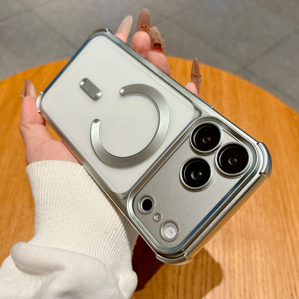 Luxury Magnetic Phone Case for IPhone 13 14 15 16 17 Pro Max Air 17Pro for Magsafe Wireless Charge Shockproof Protector Cover