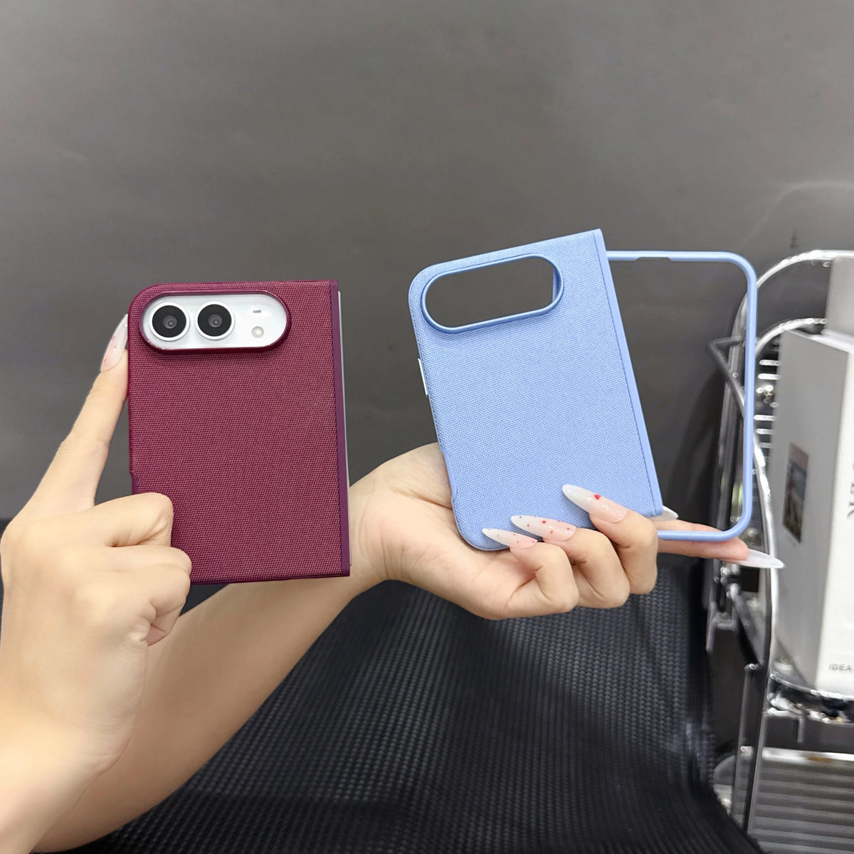 For MagSafe Tech Woven Phone Case For iPhone Duo 18 Ultra Wireless Charging Camera Lens Protection Shockproof Bumper Back Cover