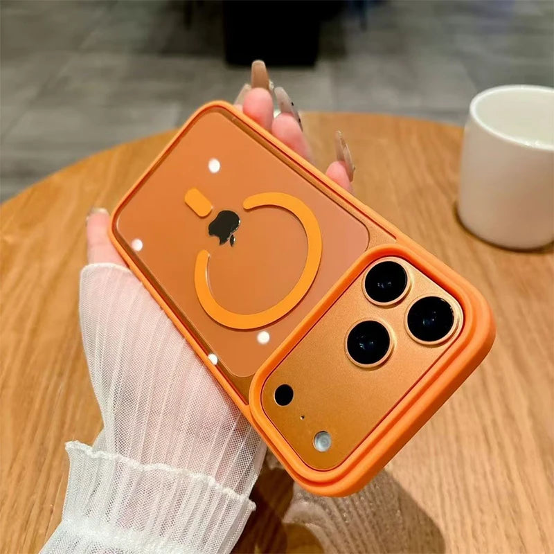 For Magsafe Wireless Charging Candy Color Matte Case For iPhone 18 17 16 15 14 13 12 Pro Max 16Plus Air 11 Magnetic Bumper Cover