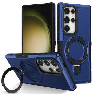 Luxury Armor Case for Samsung Galaxy S26 S25 S24 S23 S22 S21 S20 Note 20 Ultra Plus FE F12 Ring Holder Slide Lens Stand Cover