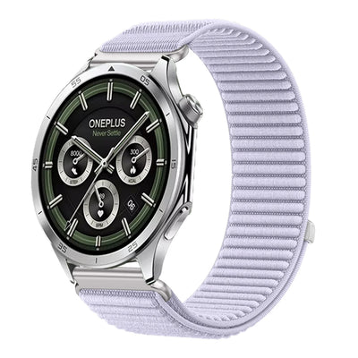 18mm 22mm Wave Nylon Strap for Oneplus Watch 3 43mm 46mm/4 3 Lite/2/2R Sport Wristband for OPPO Watch S/X2/3/Huawei GT6 5 4 Band
