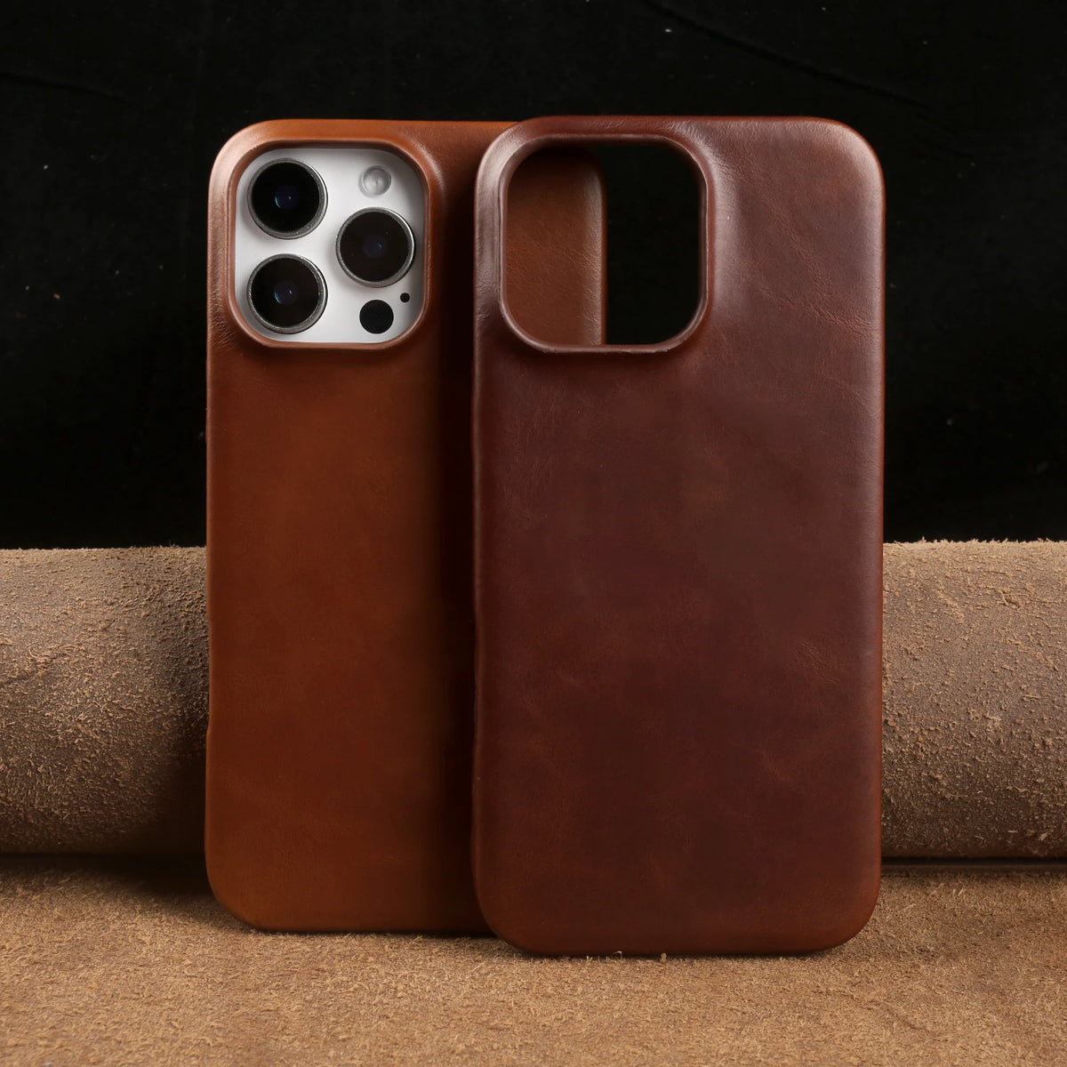 Retro for Iphone 16 Pro Max 18pro 15 14 13 Case Luxury Genuine Leather Cases for Iphone17 Vintage Back Cover Phone Cases Fundas