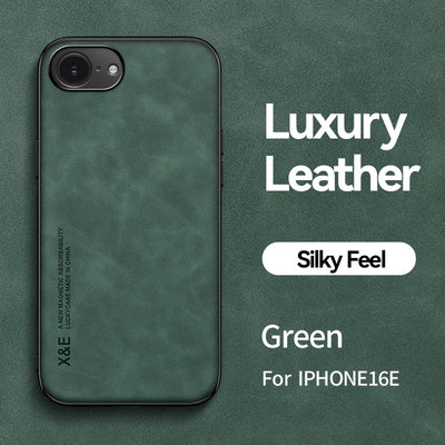 Magnetic Leather Case For iPhone 16E 17E iPhone16E iPhone17E 5G Shockproof Silicone Soft Case Cover