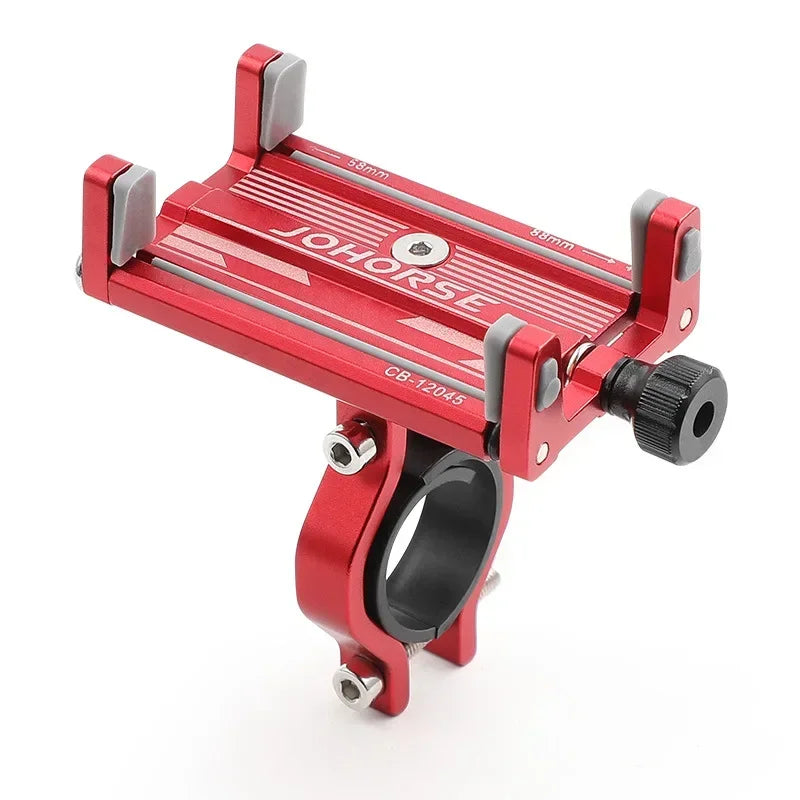 New Bicycle Phone Holder Reliable MTB Phone Mount Stand Bicycle Holder Aluminum Adjustable Bike Phone Holder Nonslip Holder
