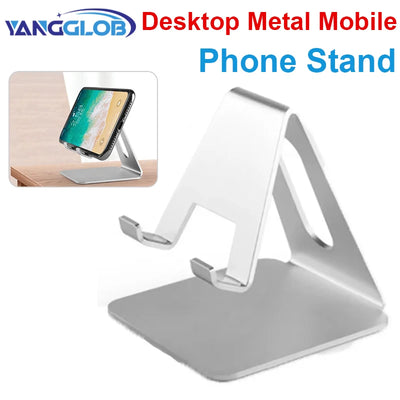Desktop Metal Mobile Phone Stand Universal Lazy Tablet Dock for All Smartphone iPhone Xiaomi iPad Samung Galaxy Tab Live Mount