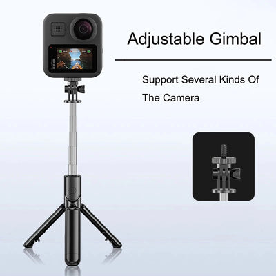 New Wireless Bluetooth Selfie Stick Mobile Phone Holder Retractable Portable Multifunctional Tripod With Wireless Remote Shutter