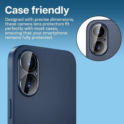 Camera Protector For iPhone 17 16 15 14 13 Pro Max 13Mini 17Air Tempered Glass Len Screen Protectors Glass Film For iPhone 17 16
