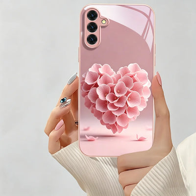 For Samsung S26 Ultra Case Samsung A57 5G A56 A37 A17 A55 A54 S25 Ultra S23 S26 S24 Plus A53 A36 Tempered Glass Phone Case Cover
