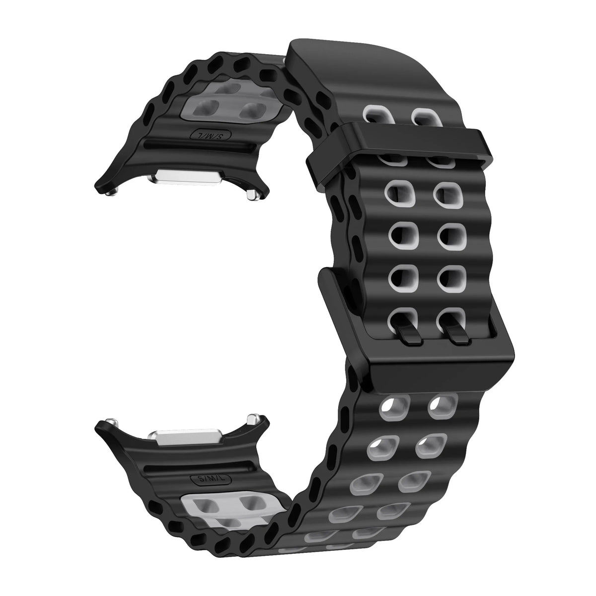 Ocean Strap for Samsung Galaxy Watch Ultra 2 Sports Silicone Band for Galaxy Watch 9-8-7 Ultra 47mm Official Original Wristband