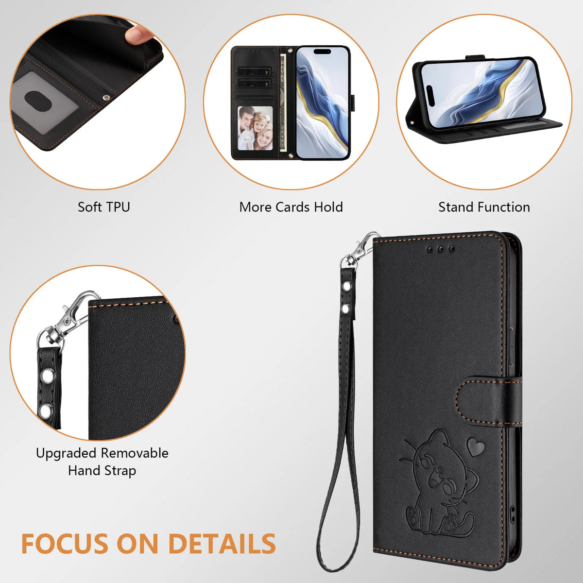 Case on For Samsung Galaxy S10 S9 S8 Plus S10E Lite S7 Edge Phone Case Wallet Flip Phone Cover Luxury Leather Card Holder Fundas