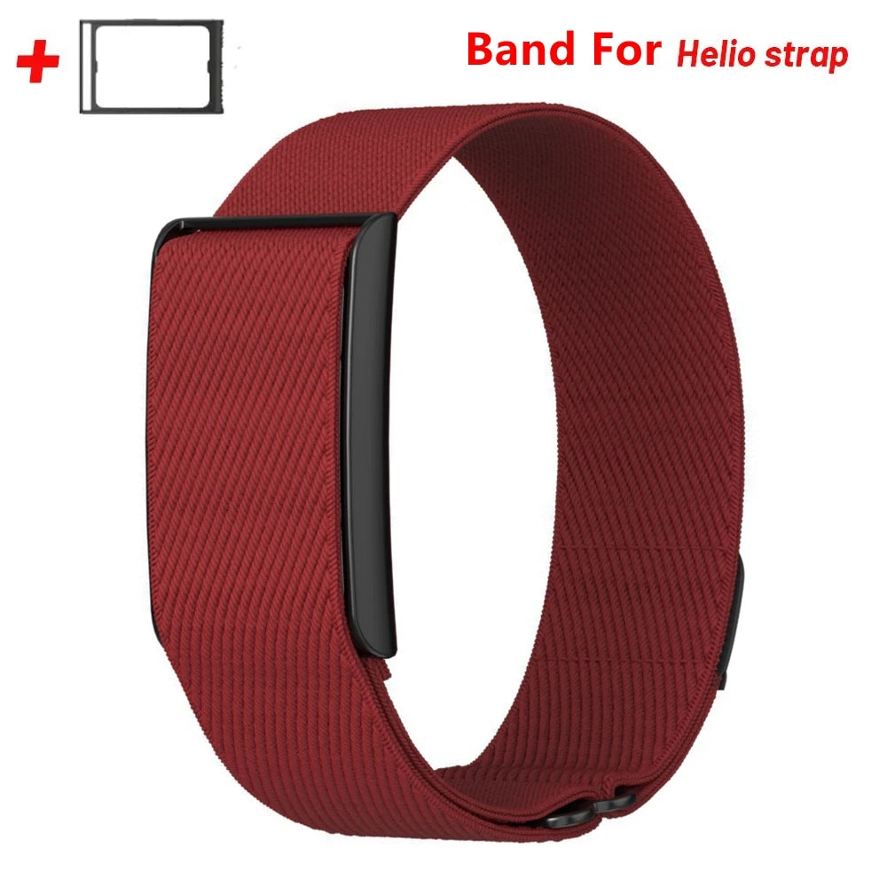 Stretchable Wrist Band Sport Soft Nylon Loop Band for Amazfit Helio Strap Adjustable Sport Correa Helios Straps Amazfit Bracelet