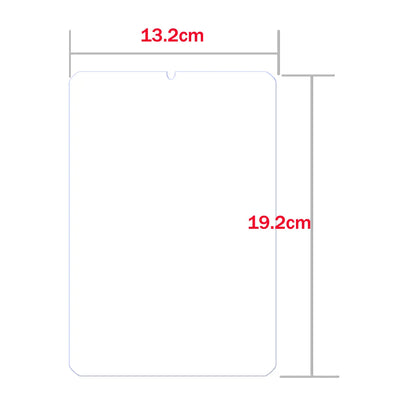 2PCS glass screen protector for iPad mini (2024) 7th generation 8.3'' tempered glass protective film for mini 6th 7th A17 Pro