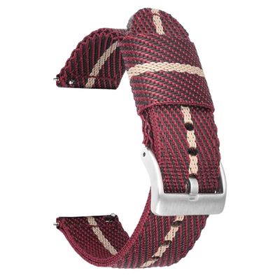 18mm 20mm 22mm 24mm Nylon Weave Strap Men Women Sport Quick Release Bracelet for Seiko Omega for Huawei Samsung Smart Watch Band