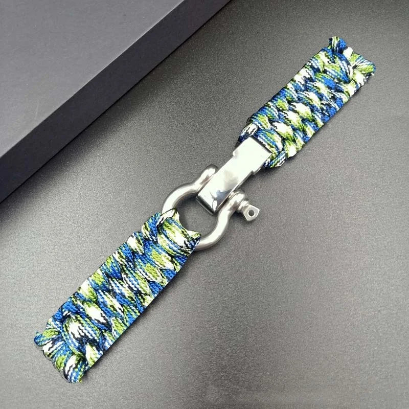 20mm 22mm 24mm Weave Nylon Sport Watch Strap for Men Women Universal Watch Band Bracelet Accessories with Tool