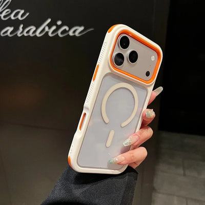 Original Transparent Shockproof For Magsafe Case For iPhone 18 17 Air 16 15 14 13 12 11 Pro Max Magnetic Wireless Charge Cover