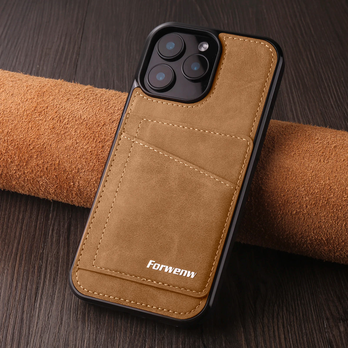 Premium Business Leather Case For iPhone 17 16 15 14 13 12 11 18 Pro Max Plus 17e16e 13Mini Magnetic Flip Wallet Card Solt Cover