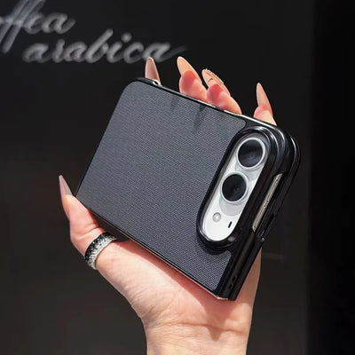 For MagSafe Tech Woven Phone Case For iPhone Duo 18 Ultra Wireless Charging Camera Lens Protection Shockproof Bumper Back Cover