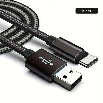 USB Type C Cable for Fast and Safe Charging Is Suitable for Mobile Phone Charging Cables