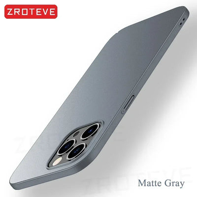 For iPhone 16 15 14 13 12 Pro Max Case ZROTEVE Luxury Slim Matte Hard PC Cover For iPhone16 iPhone14 iPhone15 Plus Phone Cases