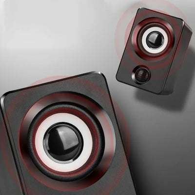 Mini Computer Speaker USB Wired Speakers Universal Stereo Sound Surround Portable for PC Desktop Laptop Stereo Portable Living
