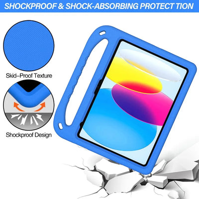 EVA Kids Case for iPad (A16) 11th 11 2025 A3354 A3355 A3356 Handle Kickstand Cover iPad 10th 2022 10.9"A2696 A2757 A2777 Fundas