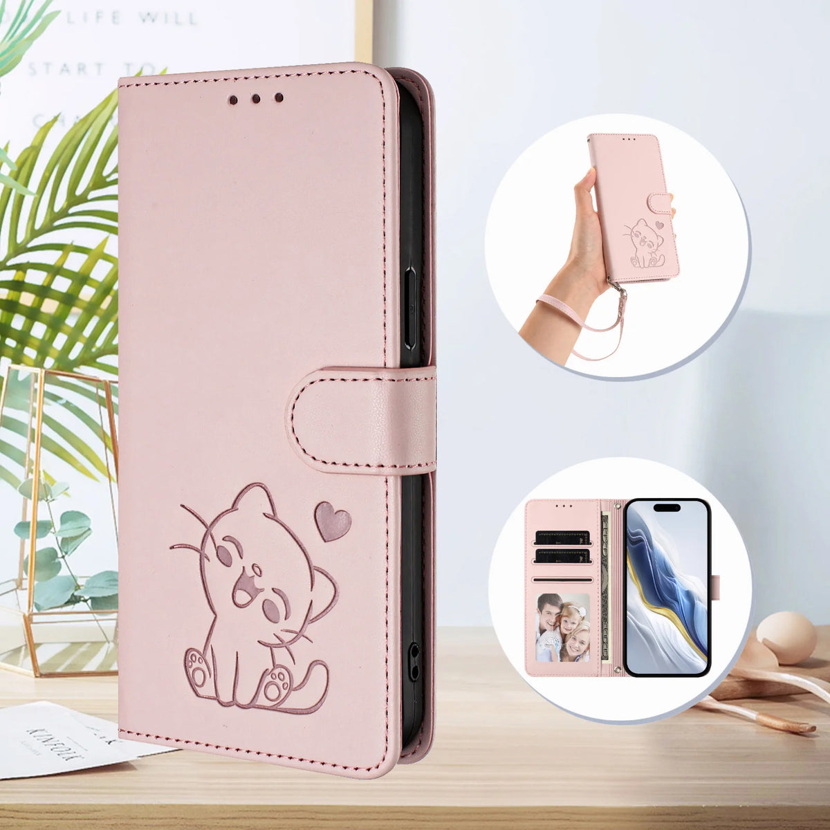 Case on For Samsung Galaxy S10 S9 S8 Plus S10E Lite S7 Edge Phone Case Wallet Flip Phone Cover Luxury Leather Card Holder Fundas