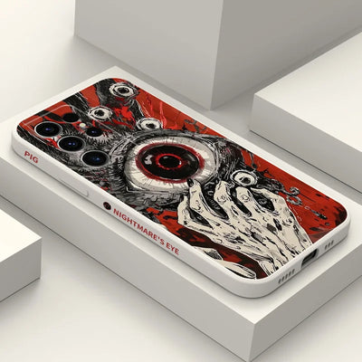 Devil Eye Phone Case For Samsung Galaxy S25 S24 S23 S22 S21 S20 S10 S10E Ultra Plus FE Note 20 Ultra Plus Cover