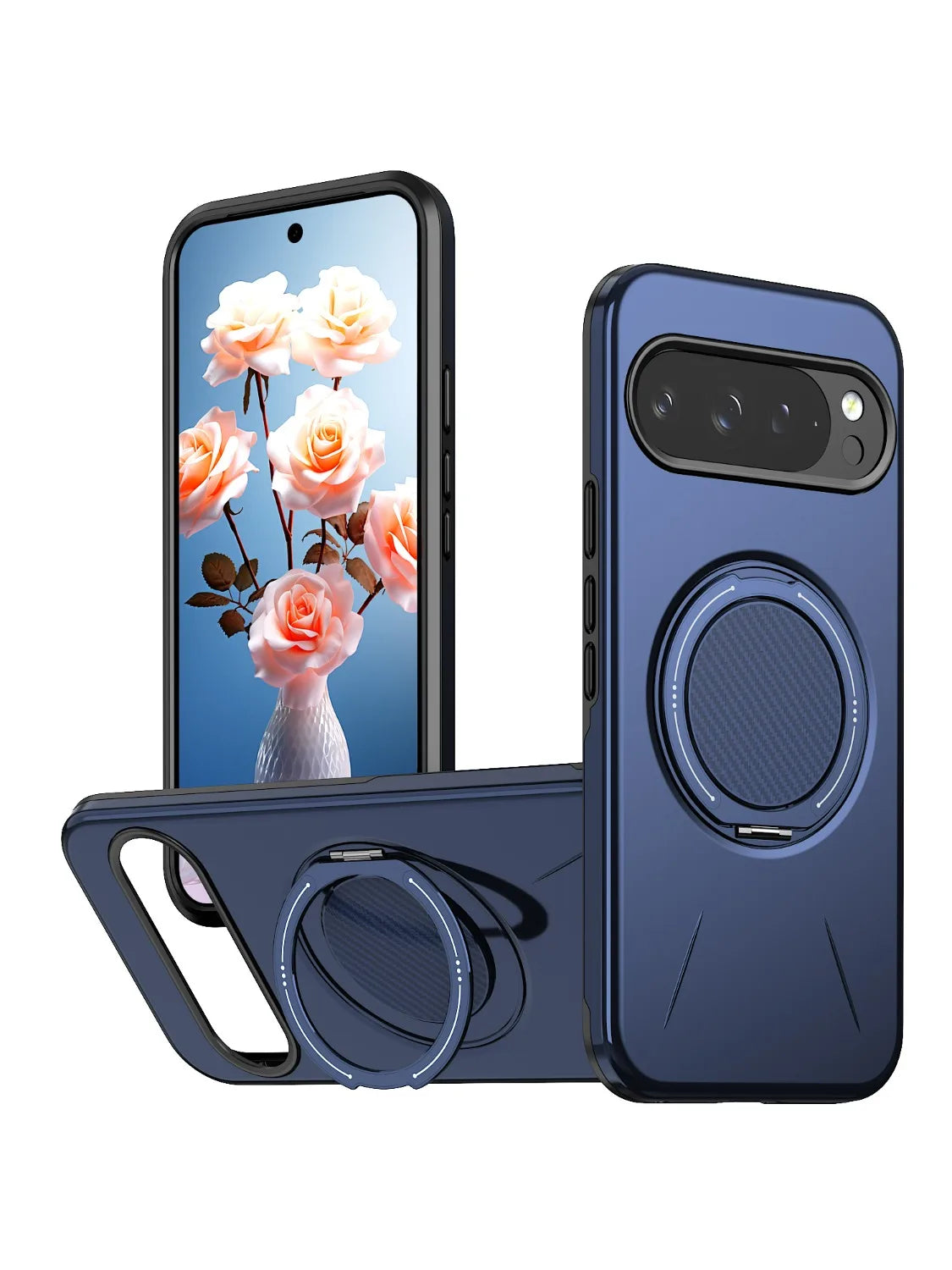 360° Magnetic Bracket Phone Case For Google PIXEL 10 9 11 Pro XL 9A 10ProXL For Magsafe Shockproof Stand Holder Cover Funda