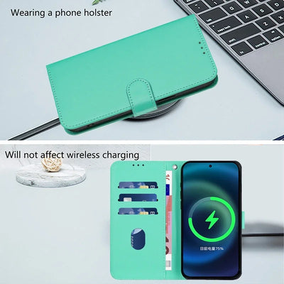 Fashion Candy Solid Color Leather Flip Case For iPhone 14 13 Plus 12 11 Pro Max Funda i Phone 14 Pro 13Pro Max Wallet Cover Case