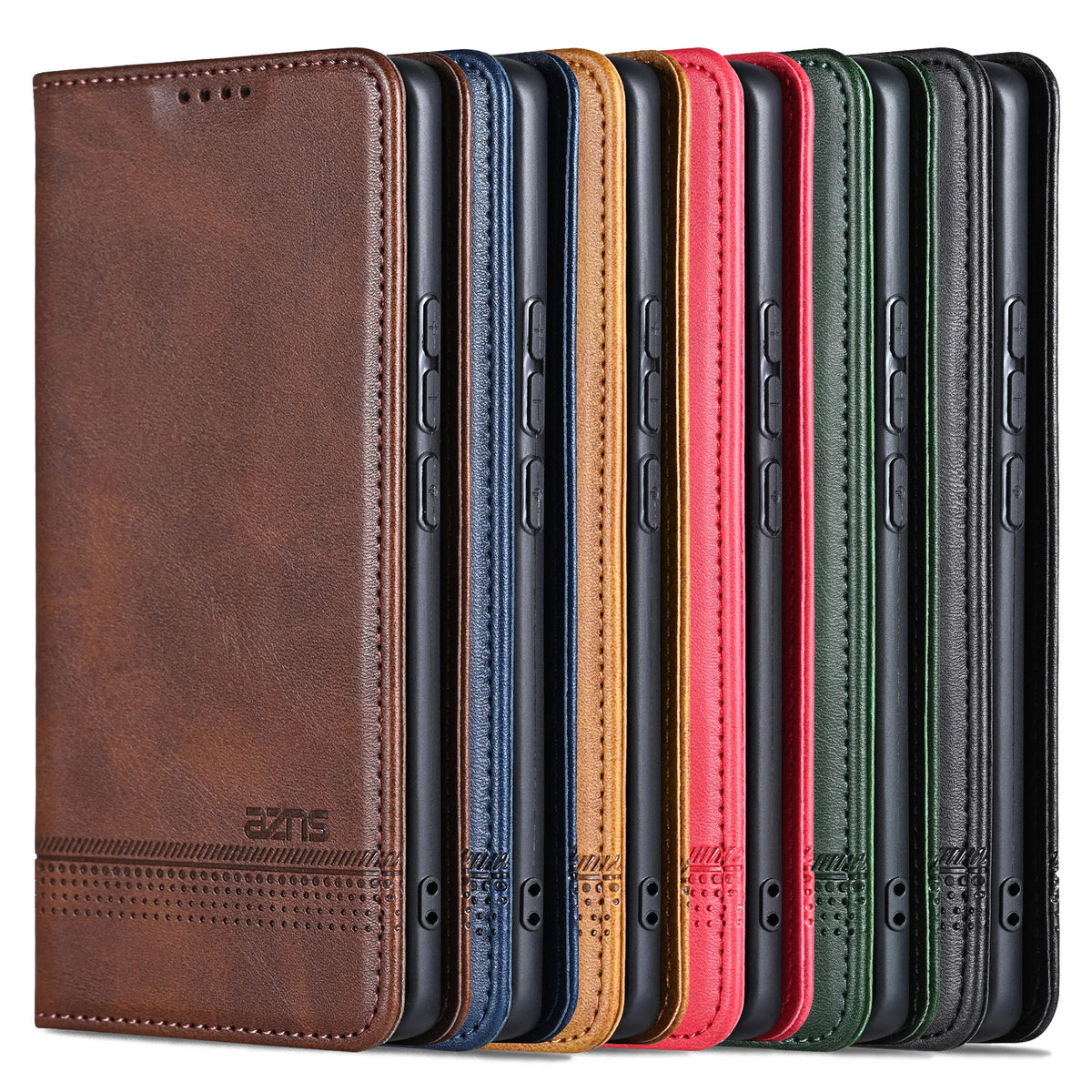 Magnetic Leather Phone Case For Samsung S26 S25 Edge S24 Ultra S23 S22 S21 FE S20 Plus 5G Card Solt Bag Wallet Flip Book Cover
