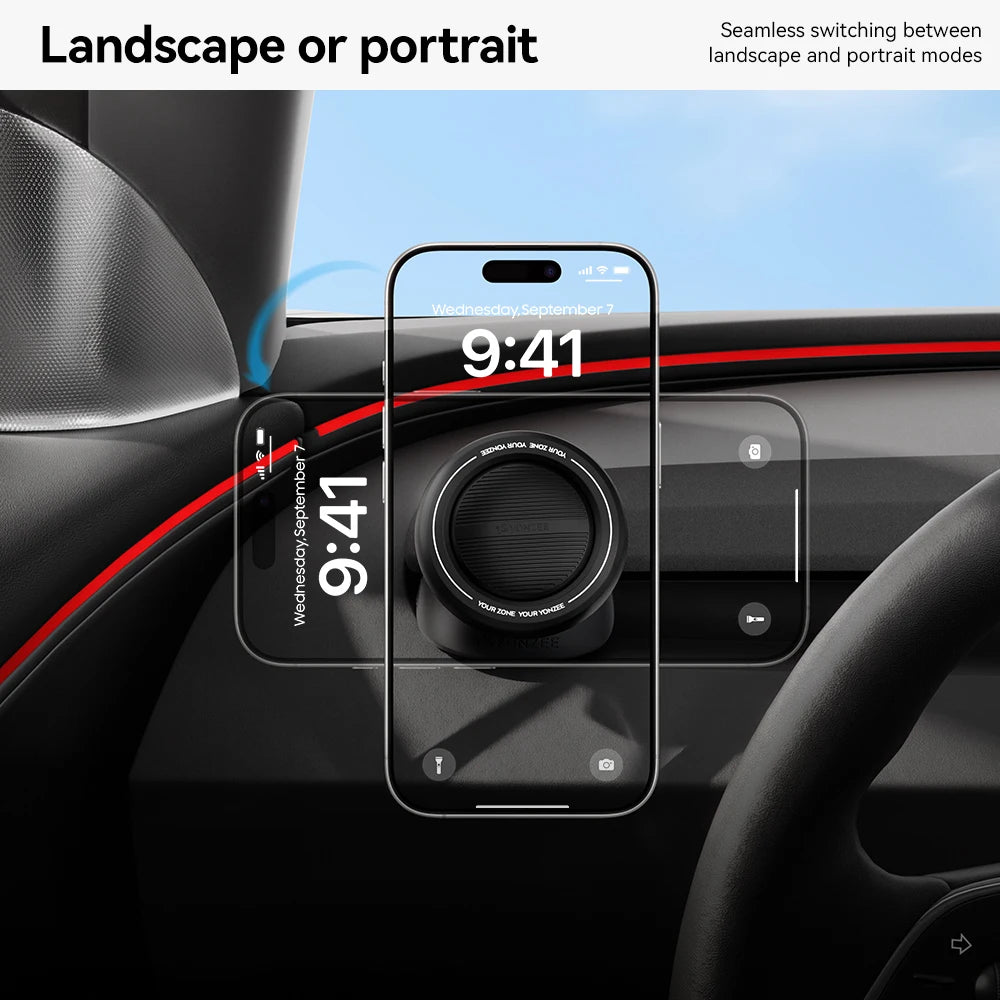 YZ for New Tesla Model 3 Y YL Juniper Highland Magnetic Car Phone Holder Mount LHD RHD Silicone Mount MagSafe Accessories 2026