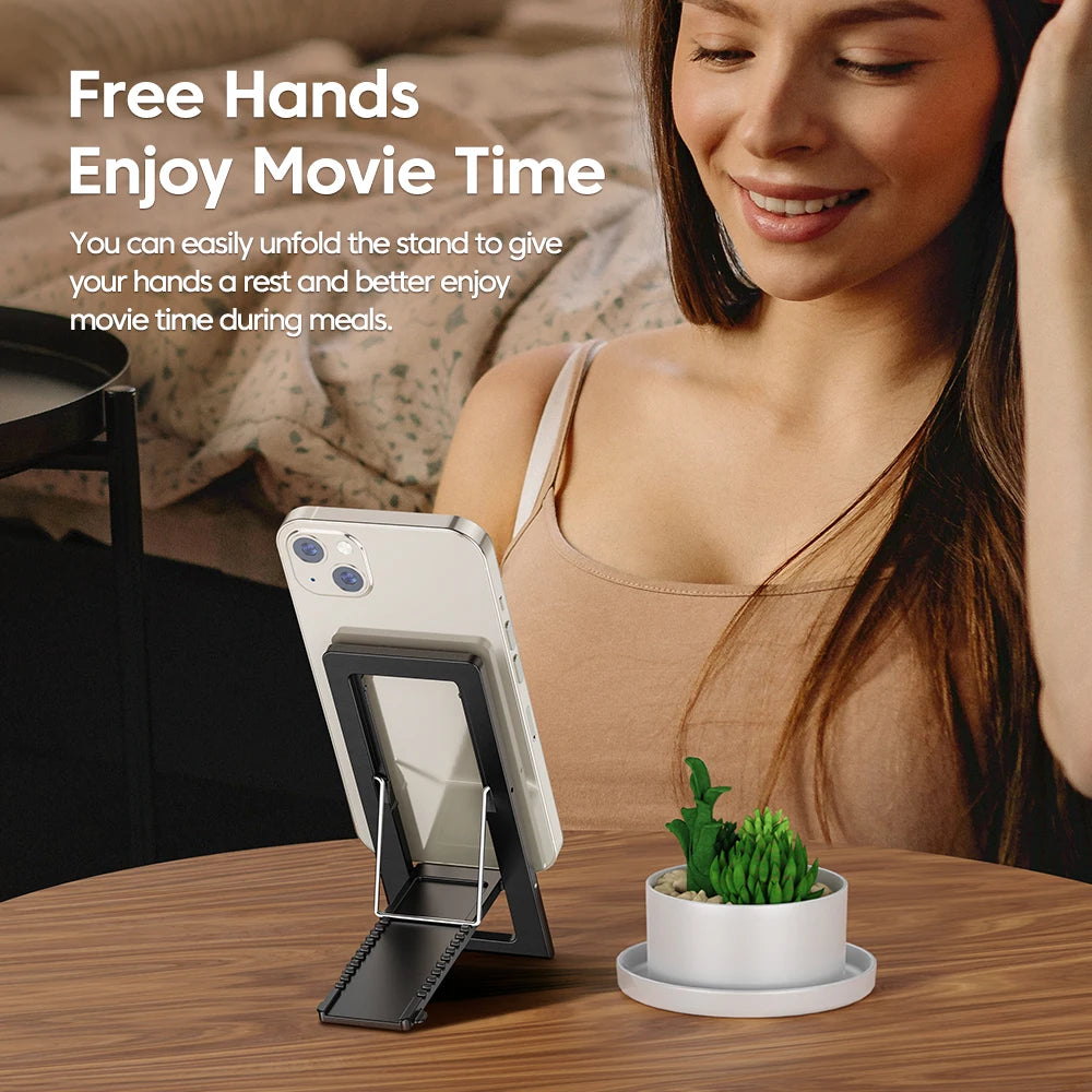 Toocki Phone Stand Holder Portable Folding Universal Light Thin Stand For iPhone 14 13 Samsung S22 Xiaomi Desktop Phone Holder