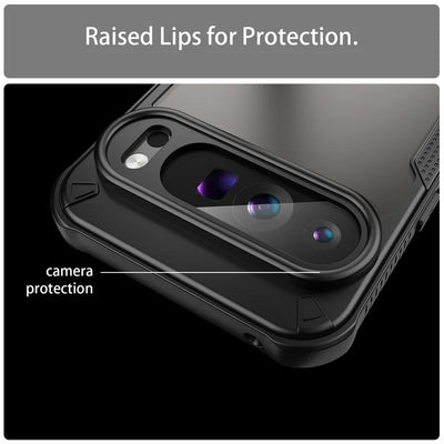 Luxury Matte Hybrid Rugged Protective Cover For Google Pixel 10 9 Pro XL 8 Pro 9A 8A Simple Case Shockproof Coque Fundas Capa
