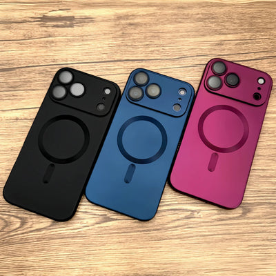 Luxury Soft Matte Case Cover For iPhone 18 17 16 15 14 13 12 11 Pro Max 16E 17E 18Pro 17Pro For Magsafe Mag Safe Wireless Charge