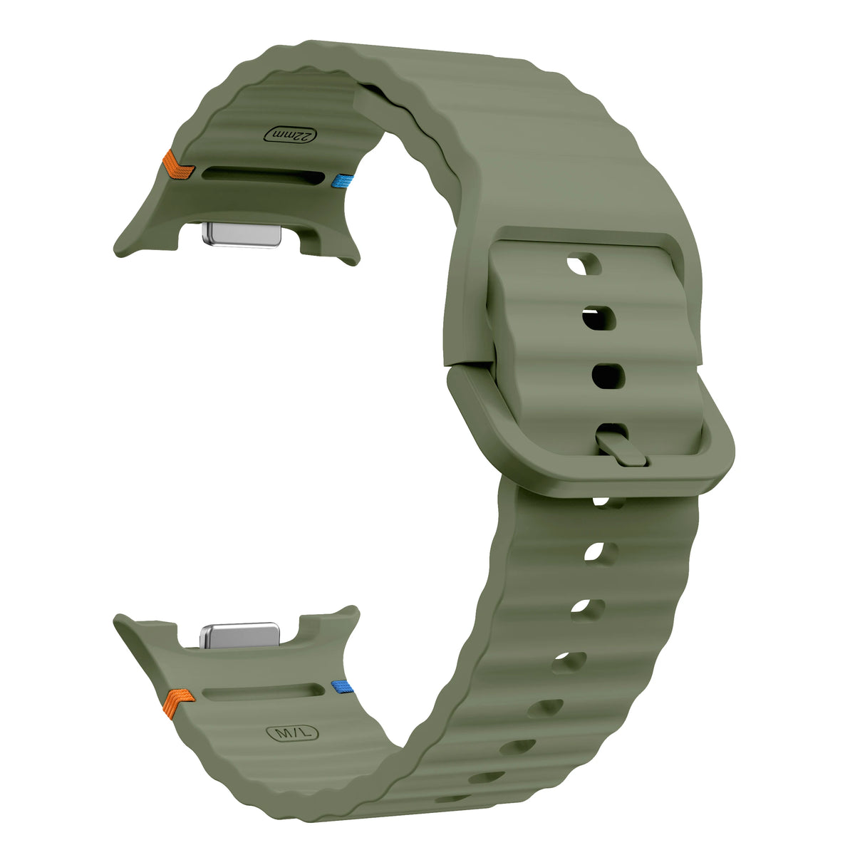 Official Silicone Strap for Samsung Galaxy Watch 9/8 40mm 44mm Sports Replacement Wristband for Galaxy Watch 8 Classic 46mm Band