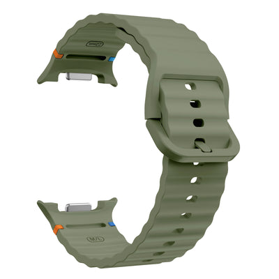 Official Silicone Strap for Samsung Galaxy Watch 9/8 40mm 44mm Sports Replacement Wristband for Galaxy Watch 8 Classic 46mm Band