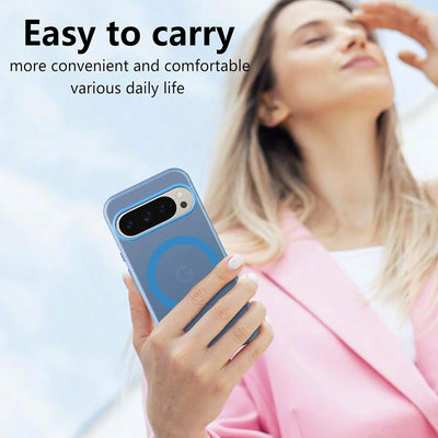 Candy Color Matte Clear Magnetic for Magsafe Case For Google Pixel 9A 8 10ProXL 8A Wireless Charge Frosted for Google 10 9Pro XL