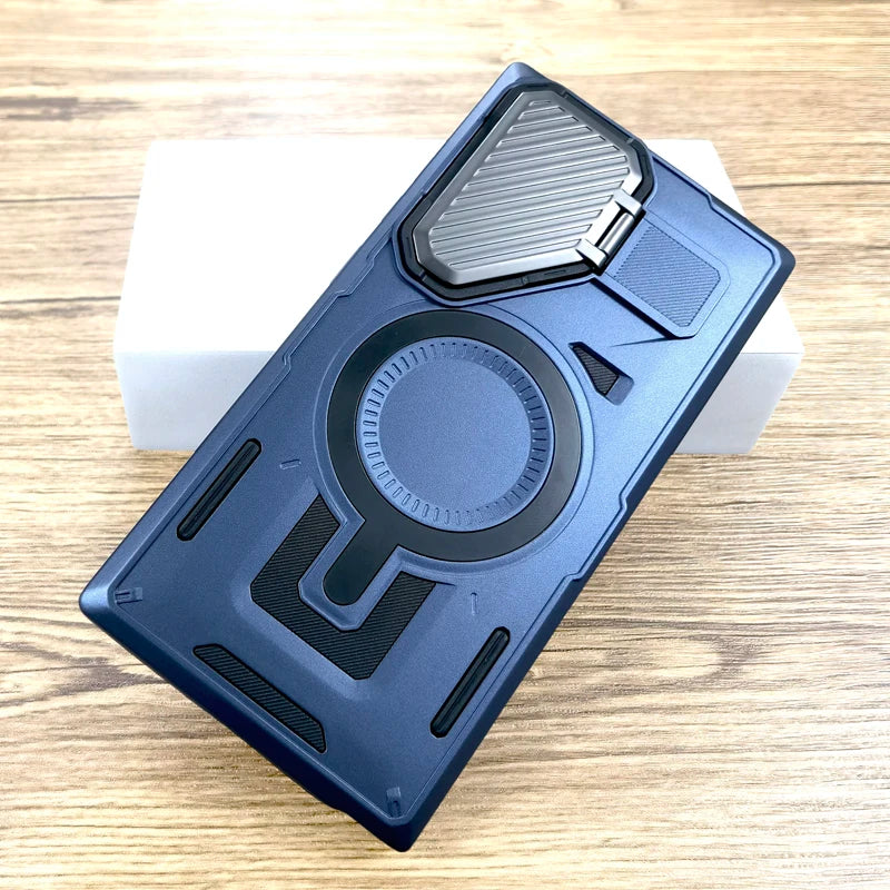 Shockproof Armor Case For Samsung Galaxy S26 S25 S24 S23 Ultra Plus FE A17 A56 A36 A16 A26 A15 A55 A35 5G Magsafe Charge Cover