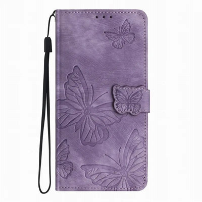Girl Wallet Case For Apple iPhone 6Plus 17 16 16E 15 14 13 12 Pro Max Mini 6 7 8 Plus SE 2020 Cute Butterfly Phone Protect Cover