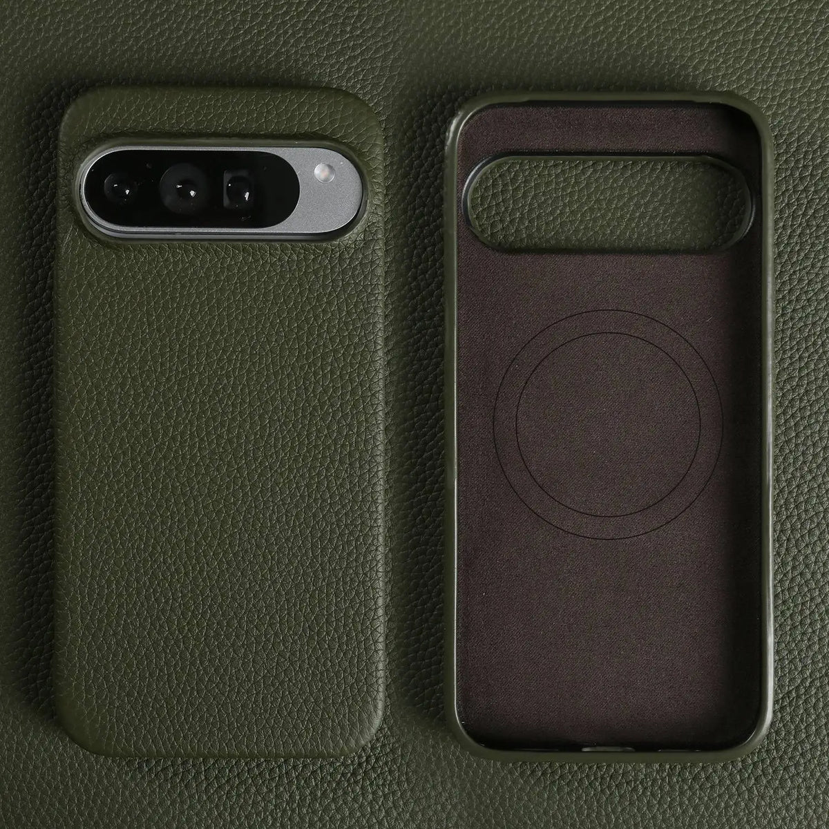 Luxury Magnetic Genuine Leather Case for Google Pixel 10Pro 9 7A 8 6 Full Protection Magnet for Magsafe Cases Shockproof Cover