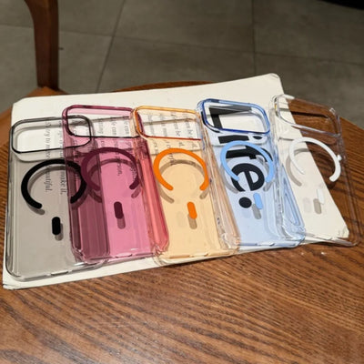 Ultra Thin Transparent Magnetic for Magsafe Case for iPhone 18 Pro Max 17 16 15 14 Plus 13 12 Clear Shockproof Hard PC Fit Cover